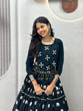 Pure cotton with heavy Hand Work with real kodi work with hand latkan Lehenga Choli