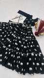 Pure cotton with heavy Hand Work with real kodi work with hand latkan Lehenga Choli
