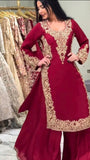 Faux Georgette with Soft Micro Inner Lining & Thread With Intricate Sequence work Salwar Kameez