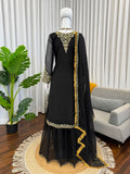 Faux Georgette with Soft Micro Inner Lining & Thread With Intricate Sequence work Salwar Kameez