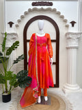 Faux Georgette with Soft Micro Inner Lining & Digital Printed Work Beautiful Salwar Kameez
