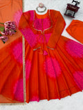 Faux Georgette with Soft Micro Inner Lining & Digital Printed Work Beautiful Salwar Kameez