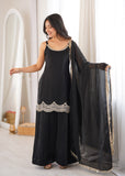 Fully Stitched & Ready to Wear Fendy Silk with Embroidery Codding And Real Mirror Work Salwar Kameez