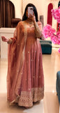 Fully Stitched & Ready to Wear Crunchy Silk With Embroidered Sequence work Salwar Kameez