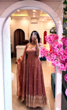 Fully Stitched & Ready to Wear Crunchy Silk With Embroidered Sequence work Salwar Kameez