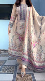 PURE CHINON SILK WITH DIGITAL PRINTED KRUTI PENT WITH DUPATTA