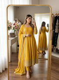Pure Cinon Silk With Embroidery 5mm Sequences Work Beautiful Anarkali Salwar Kameez