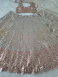 Premium Butterfly Soft Net Lehenga Embellished With Beautiful Dual Sequins Work