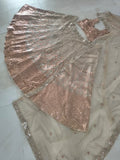 Premium Butterfly Soft Net Lehenga Embellished With Beautiful Dual Sequins Work