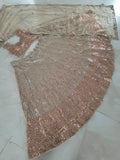 Premium Butterfly Soft Net Lehenga Embellished With Beautiful Dual Sequins Work