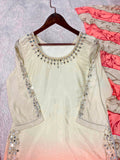 WEDDING SEASON WEAR BEAUTIFUL BEADS WITH REAL MIRROR EMBROIDERED TOP PANT WITH DUPATTA