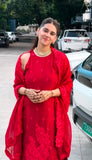 Faux Georgette with Thread work Beautiful Salwar Kameez