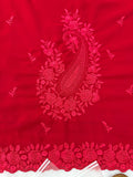 Faux Georgette with Thread work Beautiful Salwar Kameez