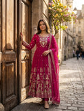 Pure Fox Georgette With Embroidery 5mm Sequences Work Anarkali Salwar Kameez
