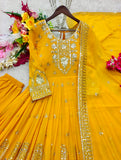 Pure Fox Georgette With Embroidery 5mm Sequences Work Anarkali Salwar Kameez