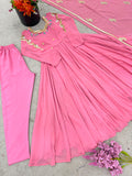 Faux Georgette With Embroidery Sequence work Beautiful Salwar Kameez