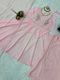 Faux Georgette with Soft Micro Inner Lining & Hand Work With Padded Beautiful Salwar Kameez