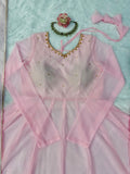 Faux Georgette with Soft Micro Inner Lining & Hand Work With Padded Beautiful Salwar Kameez