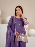 Heavy Crunchy Silk Material With 3mm Sequence Embroidery Work Salwar Kameez