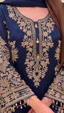 New Designer Party Wear Look Pure Heavy Faux Georgette Top Plazzo & Dupatta Set