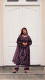 Heavy Faux Georgette With Chain Stitch Embroidery Sequence Work Salwar Kameez