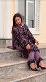 Heavy Faux Georgette With Chain Stitch Embroidery Sequence Work Salwar Kameez