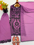Heavy Faux Georgette With Chain Stitch Embroidery Sequence Work Salwar Kameez