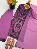 Heavy Faux Georgette With Chain Stitch Embroidery Sequence Work Salwar Kameez