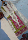New Designer Party Wear Look Pure Roman Silk Top & Bottom With Dupatta set