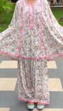Heavy Pure Natural Crep Fully Fancy Sleeves Salwar Kameez