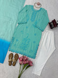 Heavy Reyon with Soft Micro Cotton Lining & Intricate Thread work Salwar Kameez