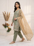 DEDESIGNER CORDING WITH SEQUENCE EMBROIDERED WORKED TOP SALWAAR WITH DUPATTA