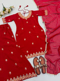 Fully Stitched & Ready to Wear Fox Georgette with Embroidery Sequence Work Salwar Kameez