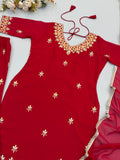Fully Stitched & Ready to Wear Fox Georgette with Embroidery Sequence Work Salwar Kameez