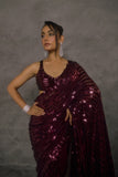 5MM SEQUINS & MULTY EMBROIDERY WORK BEAUTIFUL SAREE