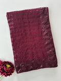5MM SEQUINS & MULTY EMBROIDERY WORK BEAUTIFUL SAREE