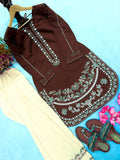 New Designer Party Wear Look Roman Silk & Farshi Palazzo Set