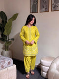 New Designer Party Wear Look Roman Silk & Farshi Palazzo Set