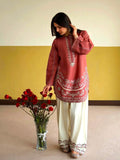 New Designer Party Wear Look Roman Silk & Farshi Palazzo Set