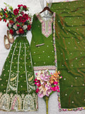 Nc Vichitra with Embroidery Multiple thread Sequence Work Salwar Kameez