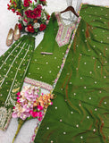 Nc Vichitra with Embroidery Multiple thread Sequence Work Salwar Kameez