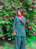 Heavy Pure Natural Crep Fully Fancy Sleeves Beautiful Salwar Kameez