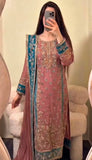 Fully Stitched & Ready to Wear Fox Georgette with Heavy Embroidery Sequence Work Salwar Kameez