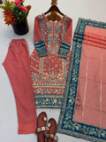 Fully Stitched & Ready to Wear Fox Georgette with Heavy Embroidery Sequence Work Salwar Kameez