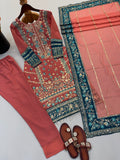 Fully Stitched & Ready to Wear Fox Georgette with Heavy Embroidery Sequence Work Salwar Kameez