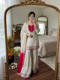 Fully Stitched & Ready to Wear Roman Glass With Real Mirror work Salwar Kameez