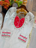 Fully Stitched & Ready to Wear Roman Glass With Real Mirror work Salwar Kameez
