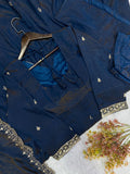 BEAUTIFUL VICHITRA WITH BEADS SEQUENCE EMBROIDERY WORK SALWAR KAMEEZ