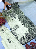 New Designer Party Wear Look Pure Satin Rayon Top & Palazzo With Dupatta set