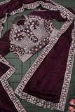 New Super Trending Embroidery Sequence work ready to wear saree with Embroidery Blouse